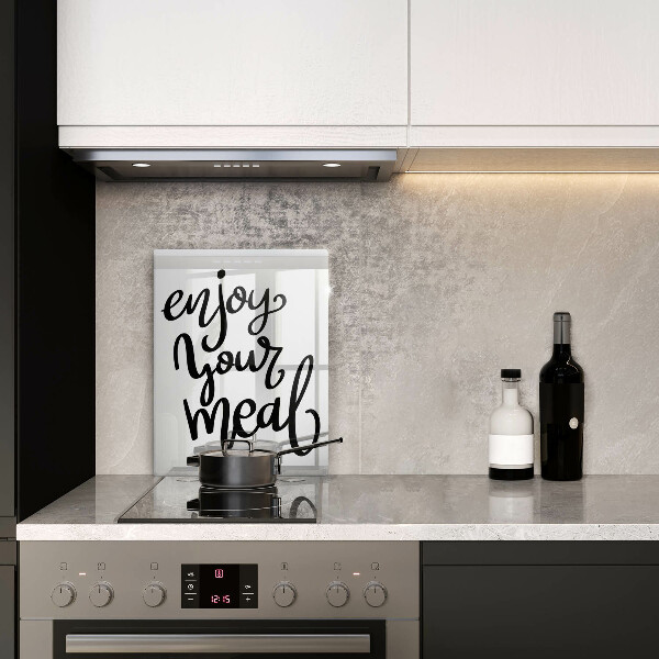 Üveg vágódeszka Enjoy your meal