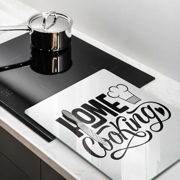 Üveg vágódeszka Home cooking