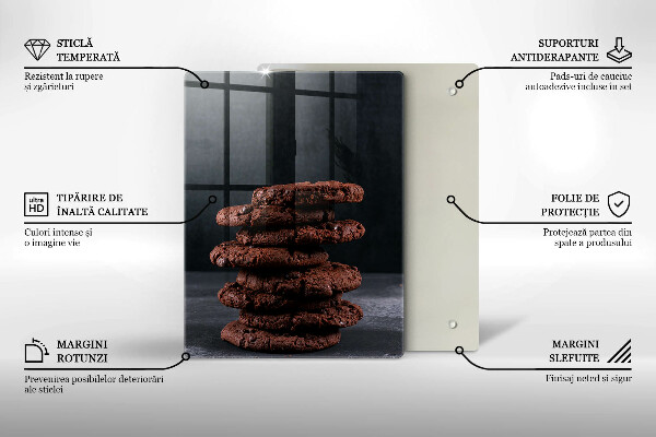 Üveg vágódeszka Csokoládés sütemények
