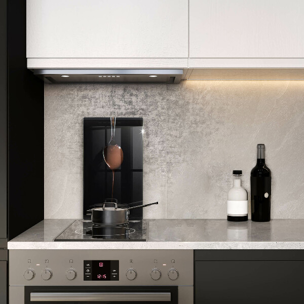 Üveg vágódeszka Egy kanál csokoládé