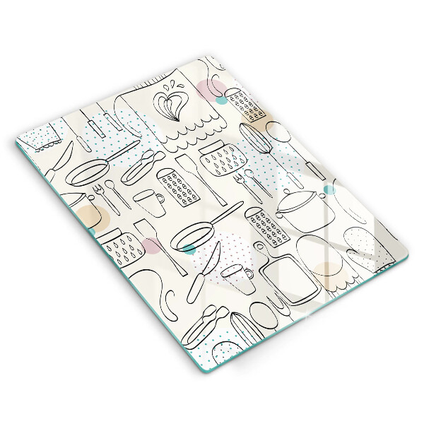 Üveg vágódeszka Konyhai kiegészítők