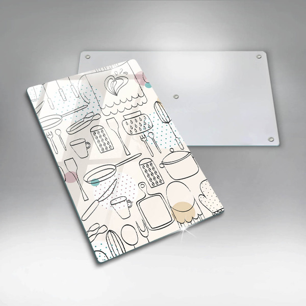 Üveg vágódeszka Konyhai kiegészítők