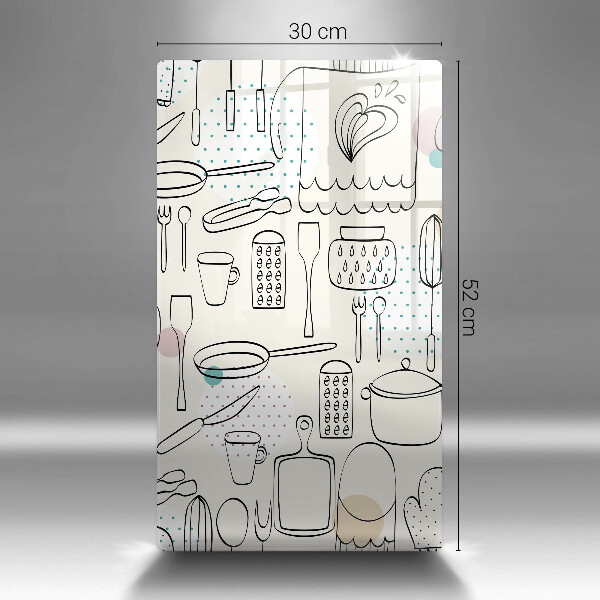 Üveg vágódeszka Konyhai kiegészítők