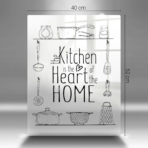 Üveg vágódeszka Felirat mondat