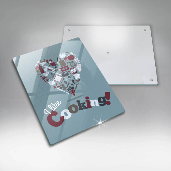 Üveg vágódeszka I like cooking