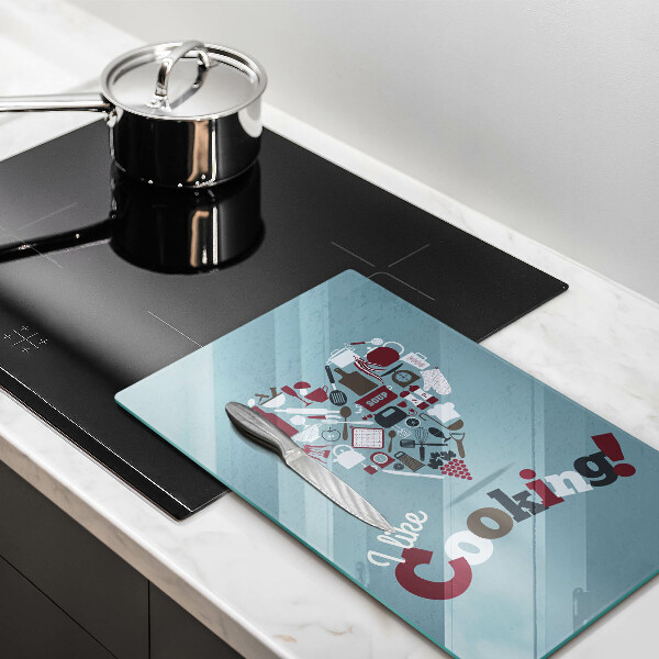 Üveg vágódeszka I like cooking