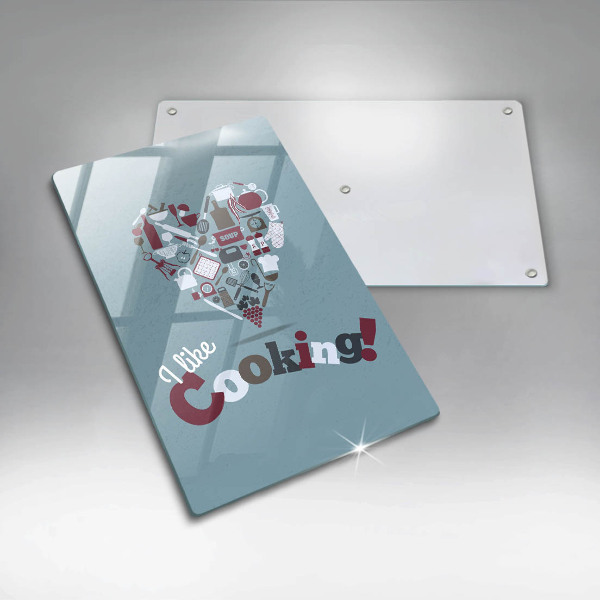 Üveg vágódeszka I like cooking