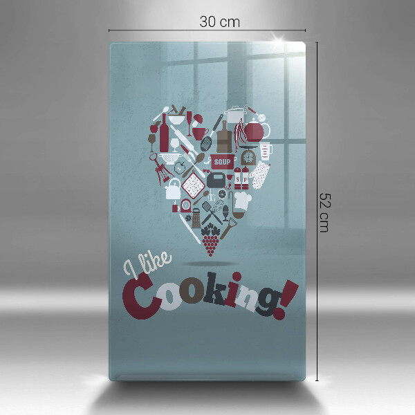 Üveg vágódeszka I like cooking