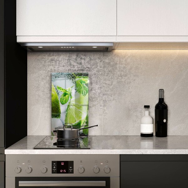 Üveg vágódeszka Víz mésszel és jéggel