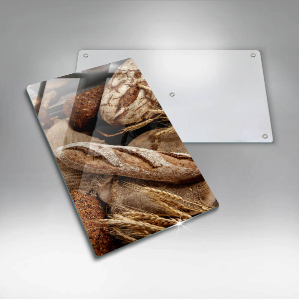 Üveg vágódeszka Kenyér kenyerek