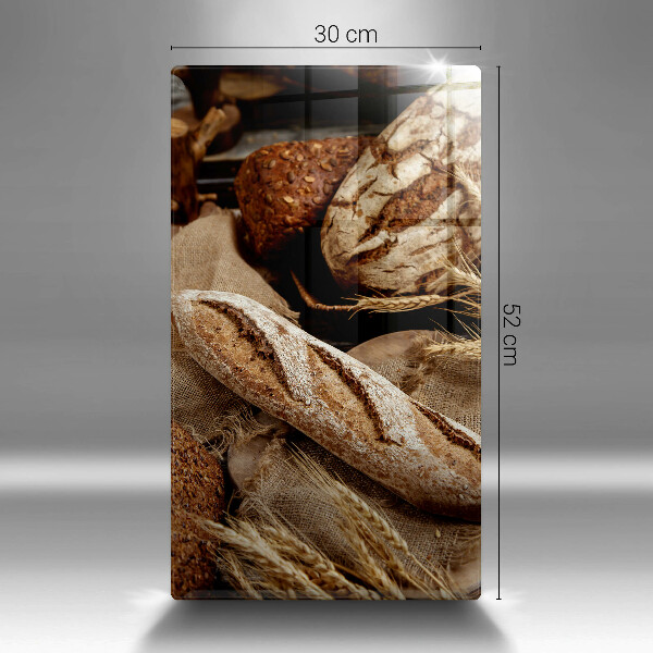 Üveg vágódeszka Kenyér kenyerek