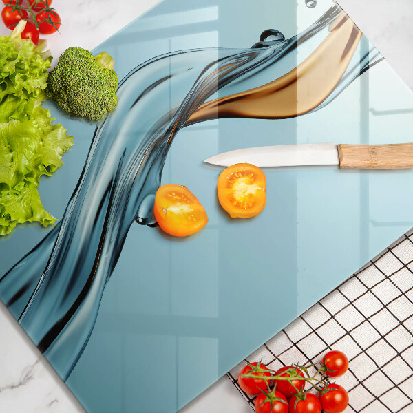 Üveg vágódeszka Vízsugár