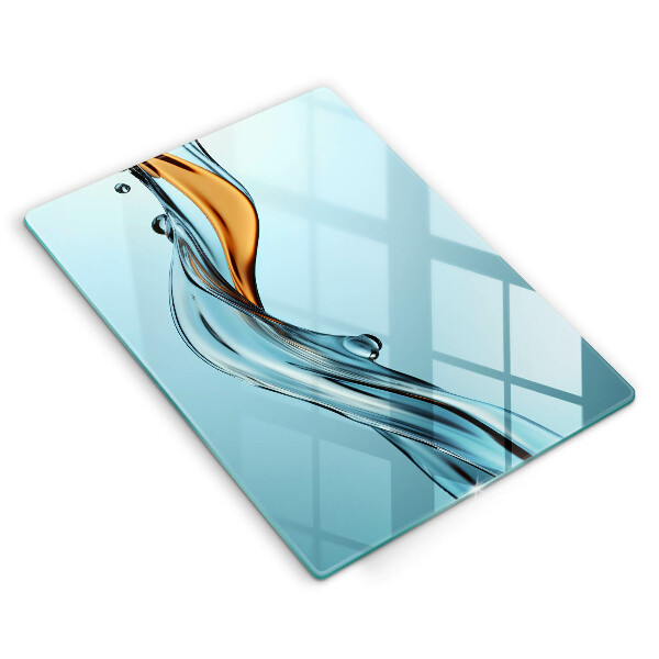 Üveg vágódeszka Vízsugár