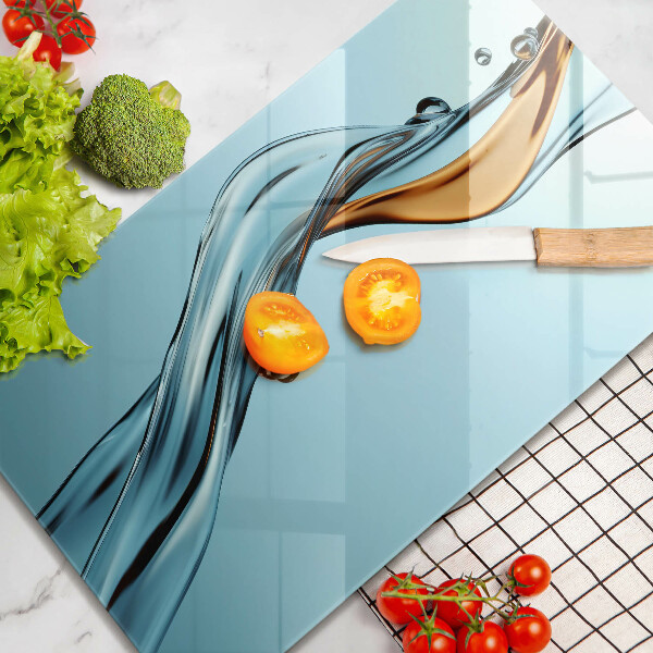 Üveg vágódeszka Vízsugár