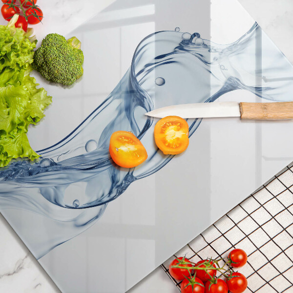 Üveg vágódeszka Tiszta víz