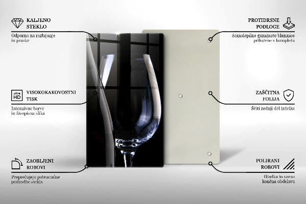 Üveg vágódeszka Üveg és üveg