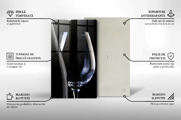 Üveg vágódeszka Üveg és üveg