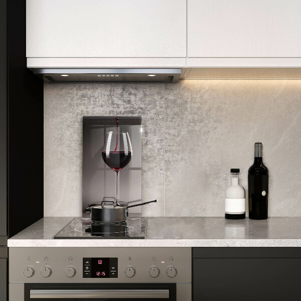 Üveg vágódeszka Üveg és szőlő