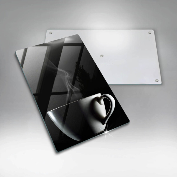 Üveg vágódeszka Egy csésze tea