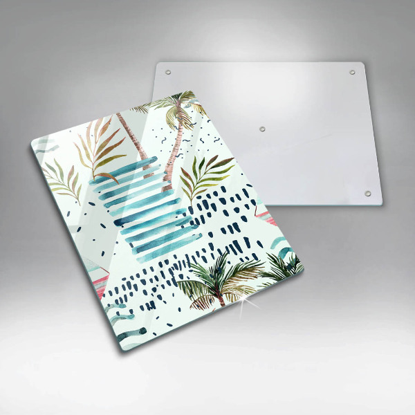 Üveg vágódeszka Ünnepi illusztrációk