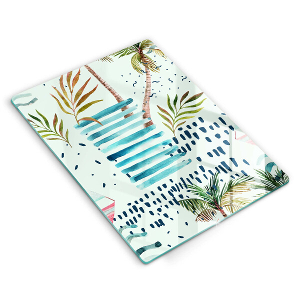 Üveg vágódeszka Ünnepi illusztrációk