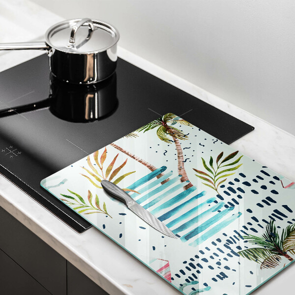 Üveg vágódeszka Ünnepi illusztrációk