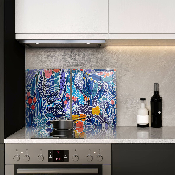 Üveg vágódeszka Festett rét