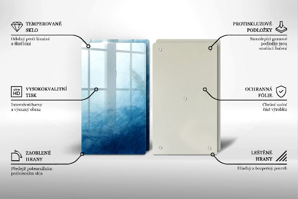 Üveg vágódeszka Absztrakt háttér