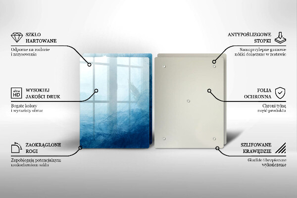 Üveg vágódeszka Absztrakt háttér