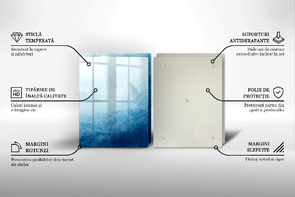 Üveg vágódeszka Absztrakt háttér