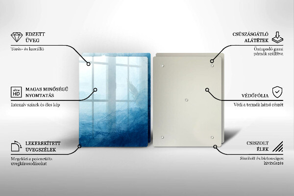 Üveg vágódeszka Absztrakt háttér