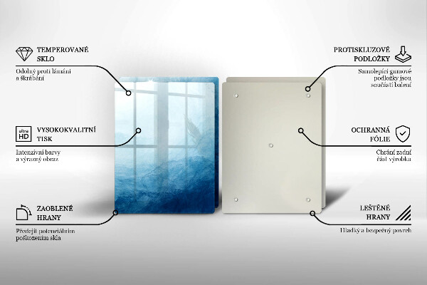 Üveg vágódeszka Absztrakt háttér