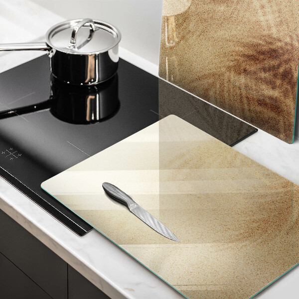 Üveg vágódeszka Tengerparti homokos nyaralás