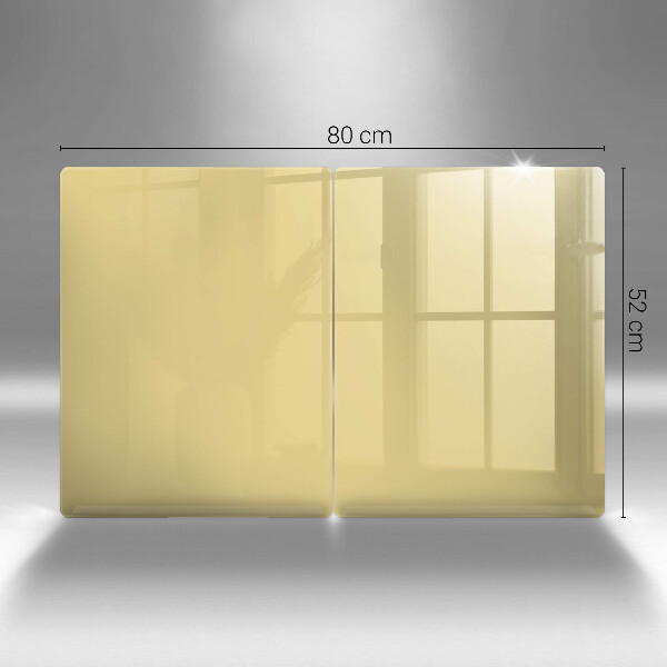 Üveg vágódeszka Sárga