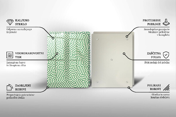 Üveg vágódeszka Absztrakt vonalak