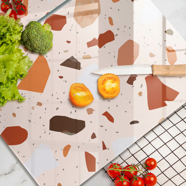 Üveg vágódeszka Dekoratív kőedény