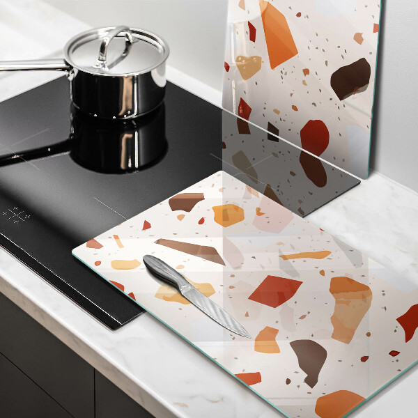 Üveg vágódeszka Dekoratív kőedény