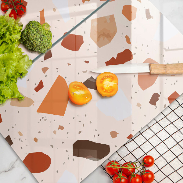 Üveg vágódeszka Dekoratív kőedény