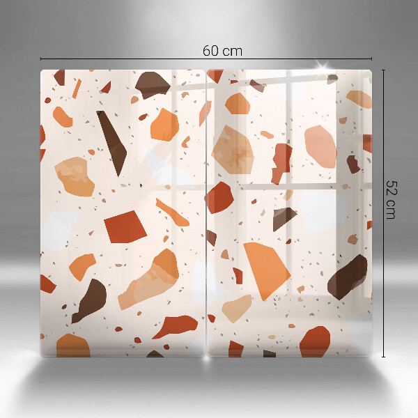 Üveg vágódeszka Dekoratív kőedény