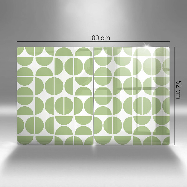 Üveg vágódeszka Boho formák mintája