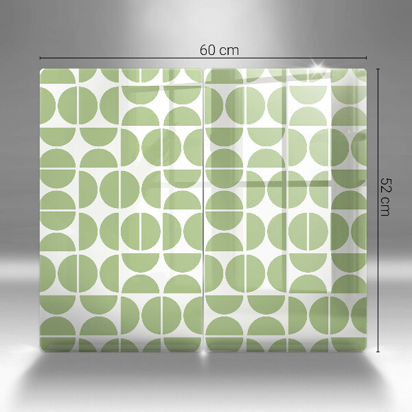 Üveg vágódeszka Boho formák mintája