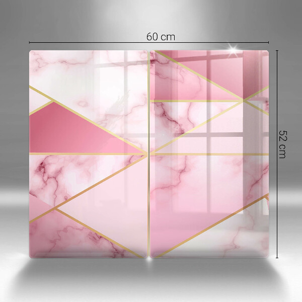 Üveg vágódeszka Geometrikus márvány