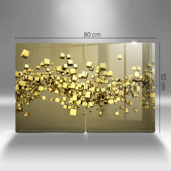 Üveg vágódeszka Absztrakt 3D geometria