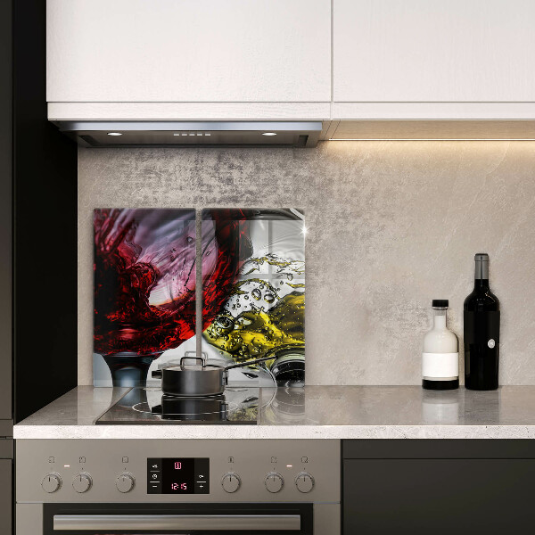 Üveg vágódeszka Pohár bor