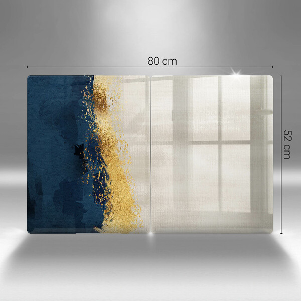 Üveg vágódeszka Arany absztrakció