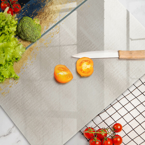 Üveg vágódeszka Arany absztrakció