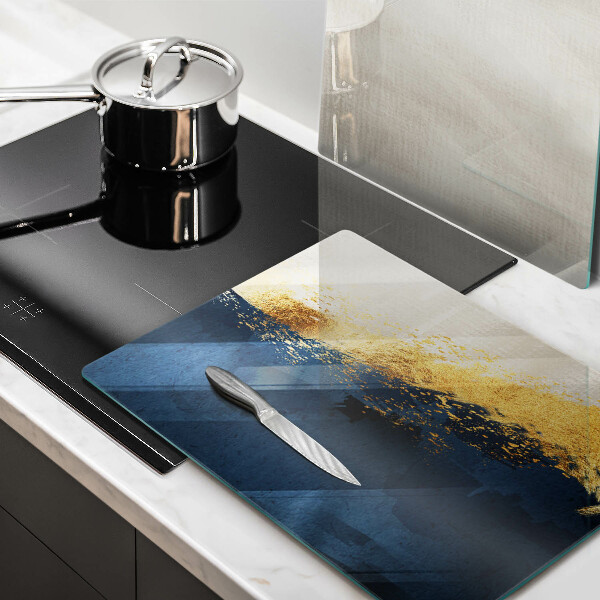 Üveg vágódeszka Arany absztrakció