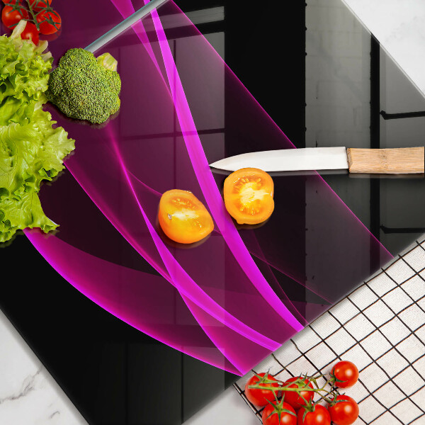 Üveg vágódeszka Rózsaszín absztrakció