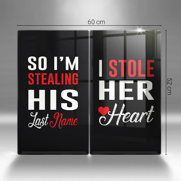 Üveg vágódeszka Felirat mondat minta