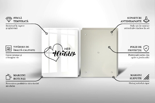 Üveg vágódeszka Felirat mondat minta